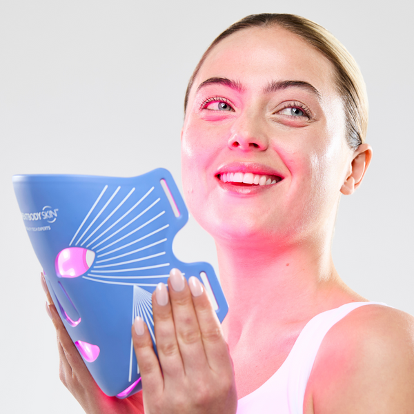 Upgraded red and blue light therapy